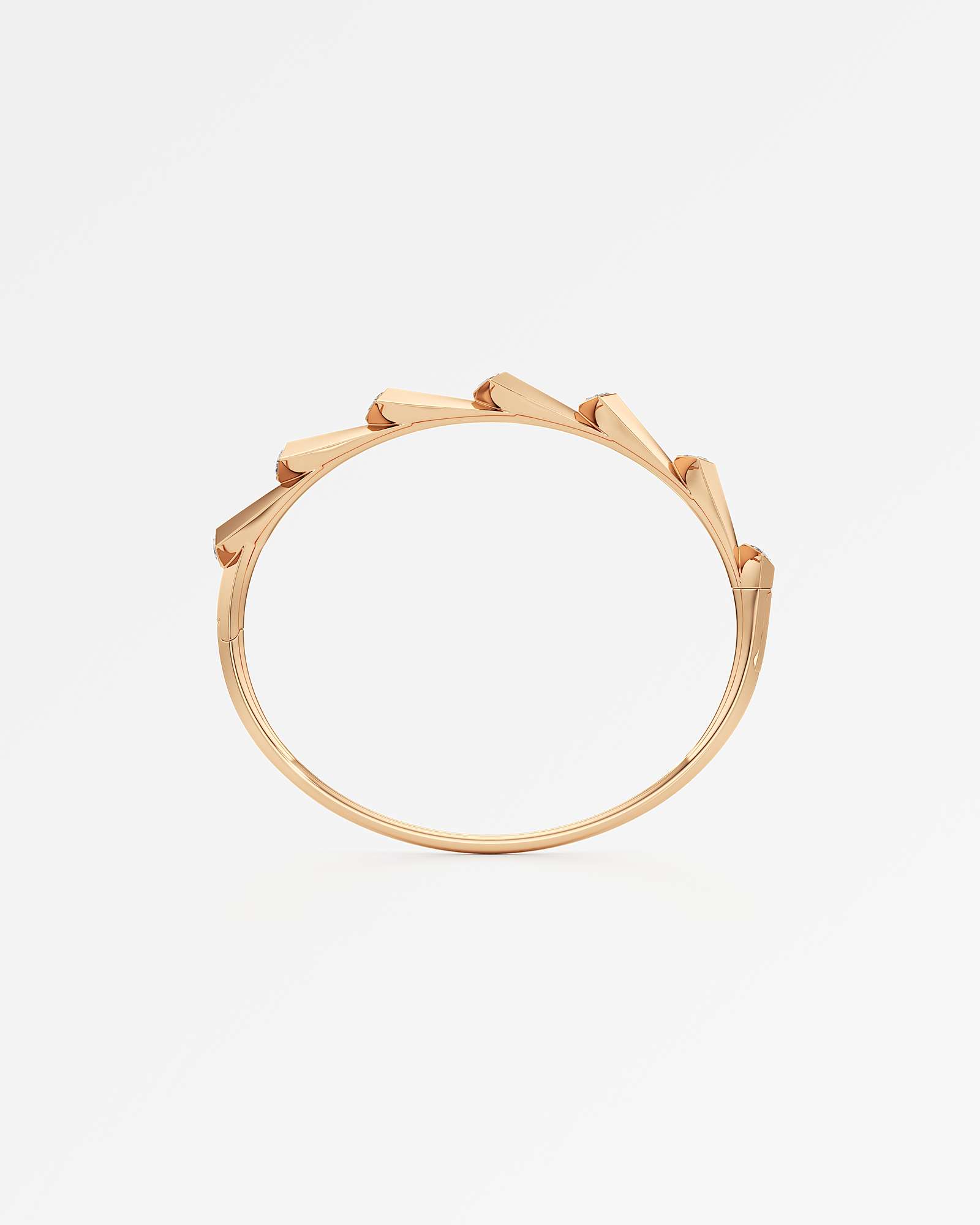 AM To Beyond Resonova Diamond Bangle, in 14K Rose Gold (2.51 ctw)