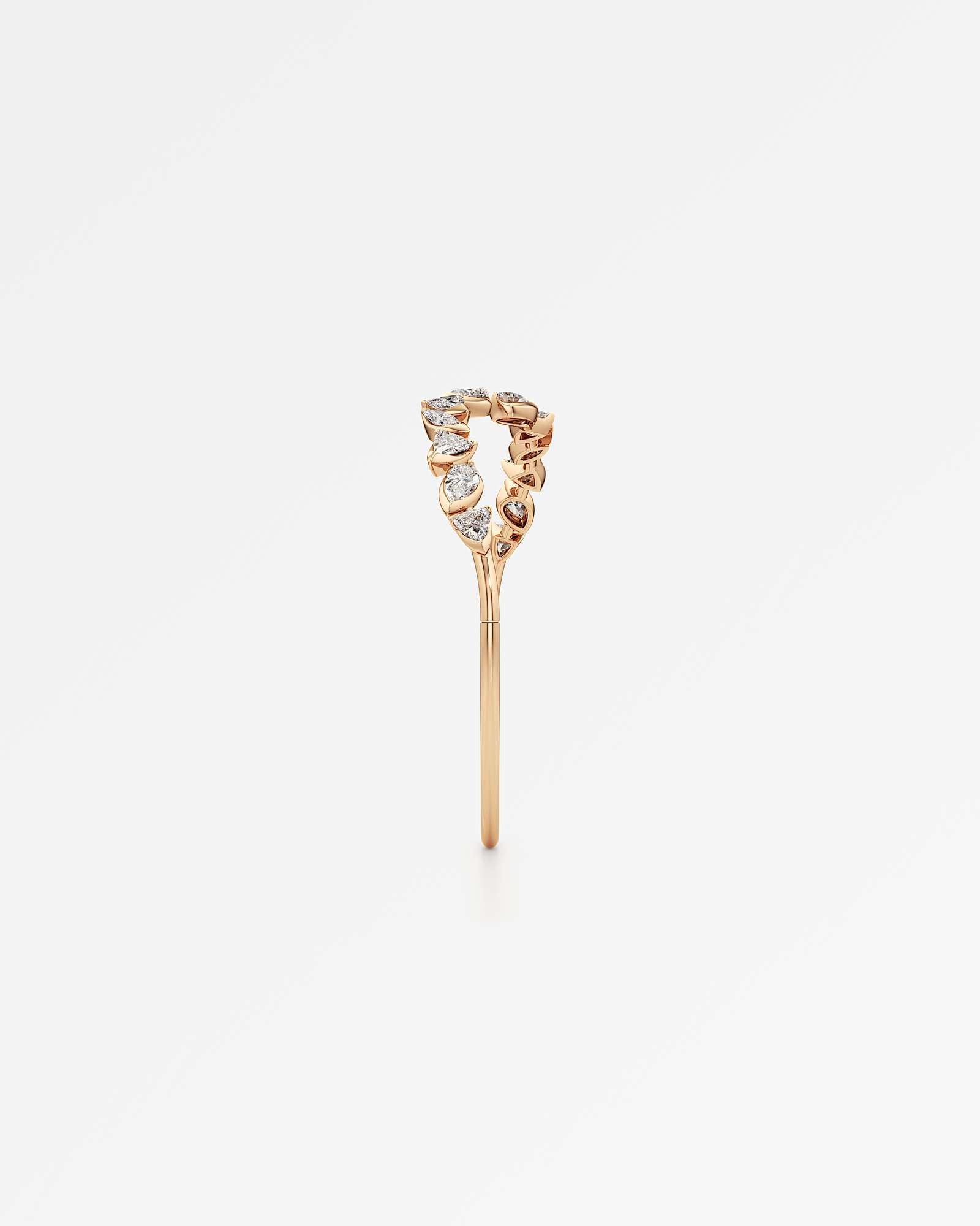 Pinnacle Rochette Diamond Bangle, In 14K Rose Gold (2.90 ctw)