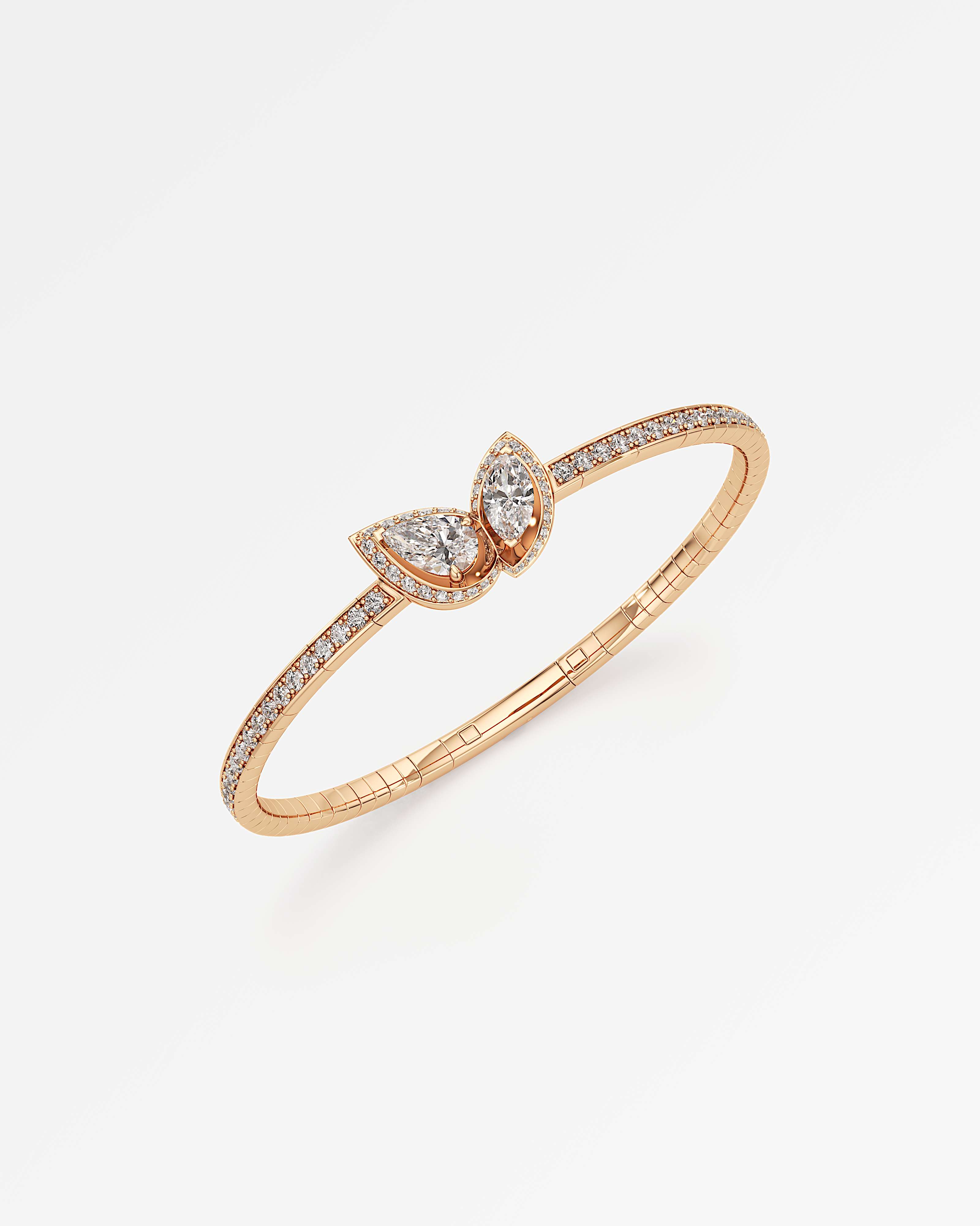 HELD Miréa Diamond Bangle, In 14K Rose Gold (4.25 ctw)