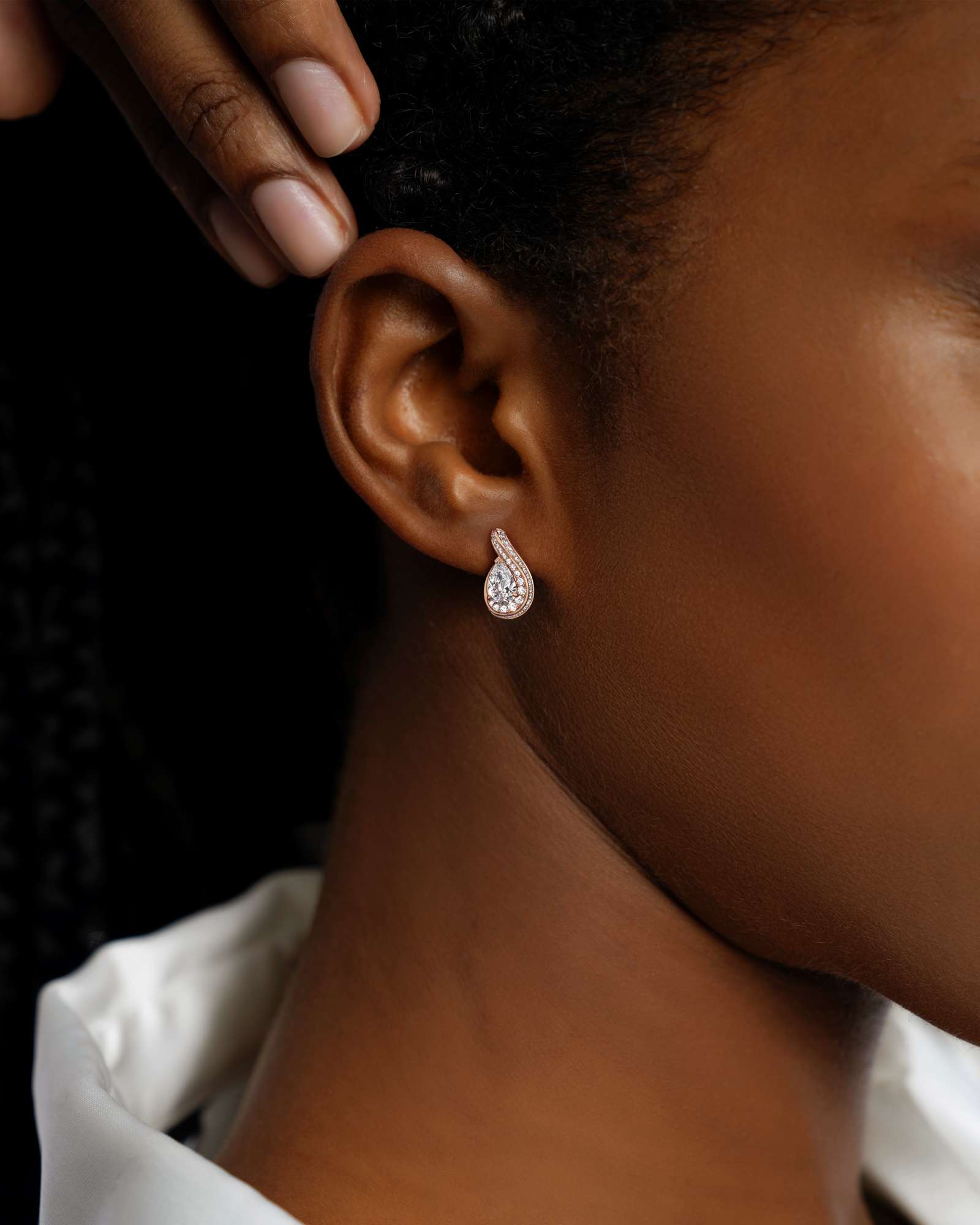You Cascade Diamond Earrings, in 14K Rose Gold (2.17 ctw)