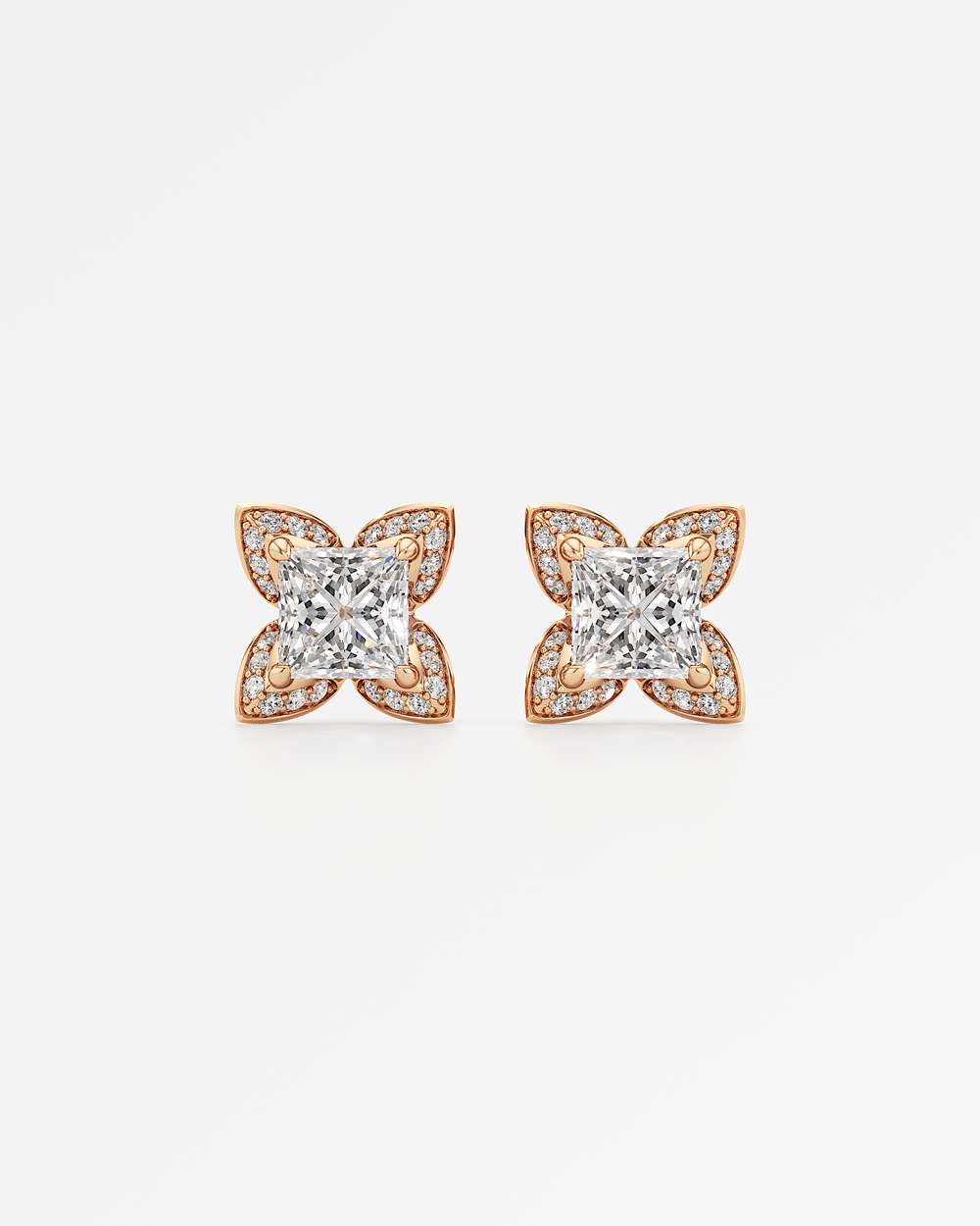 Etera Diamond Stud Earrings