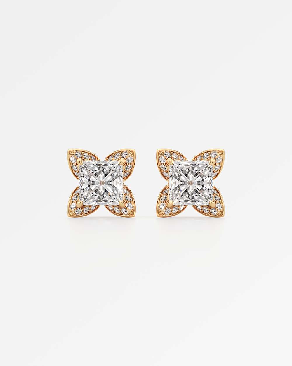 Etera Diamond Stud Earrings