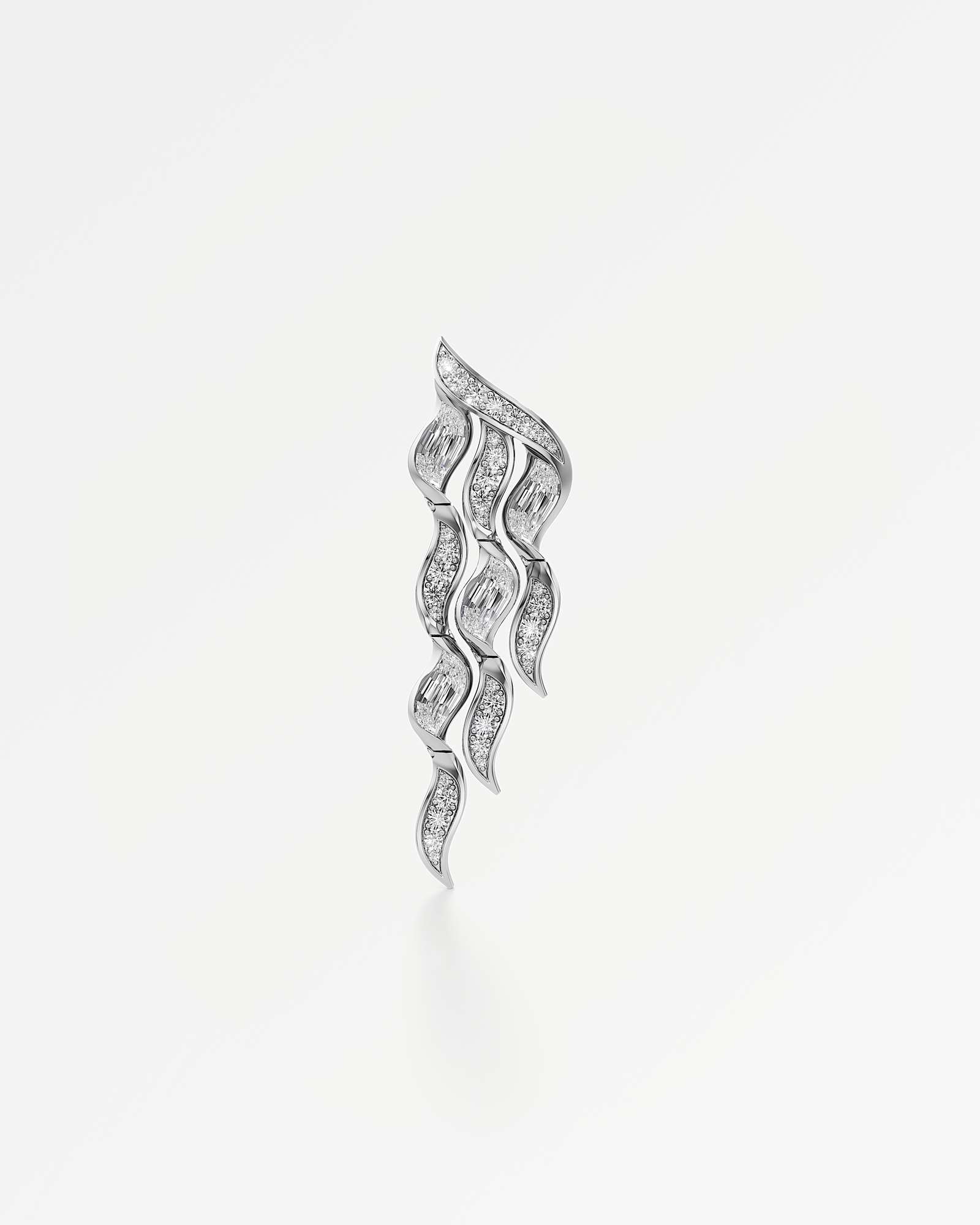 Glimmer Namiére Diamond Earrings, In 14K White Gold (8.53 ctw)