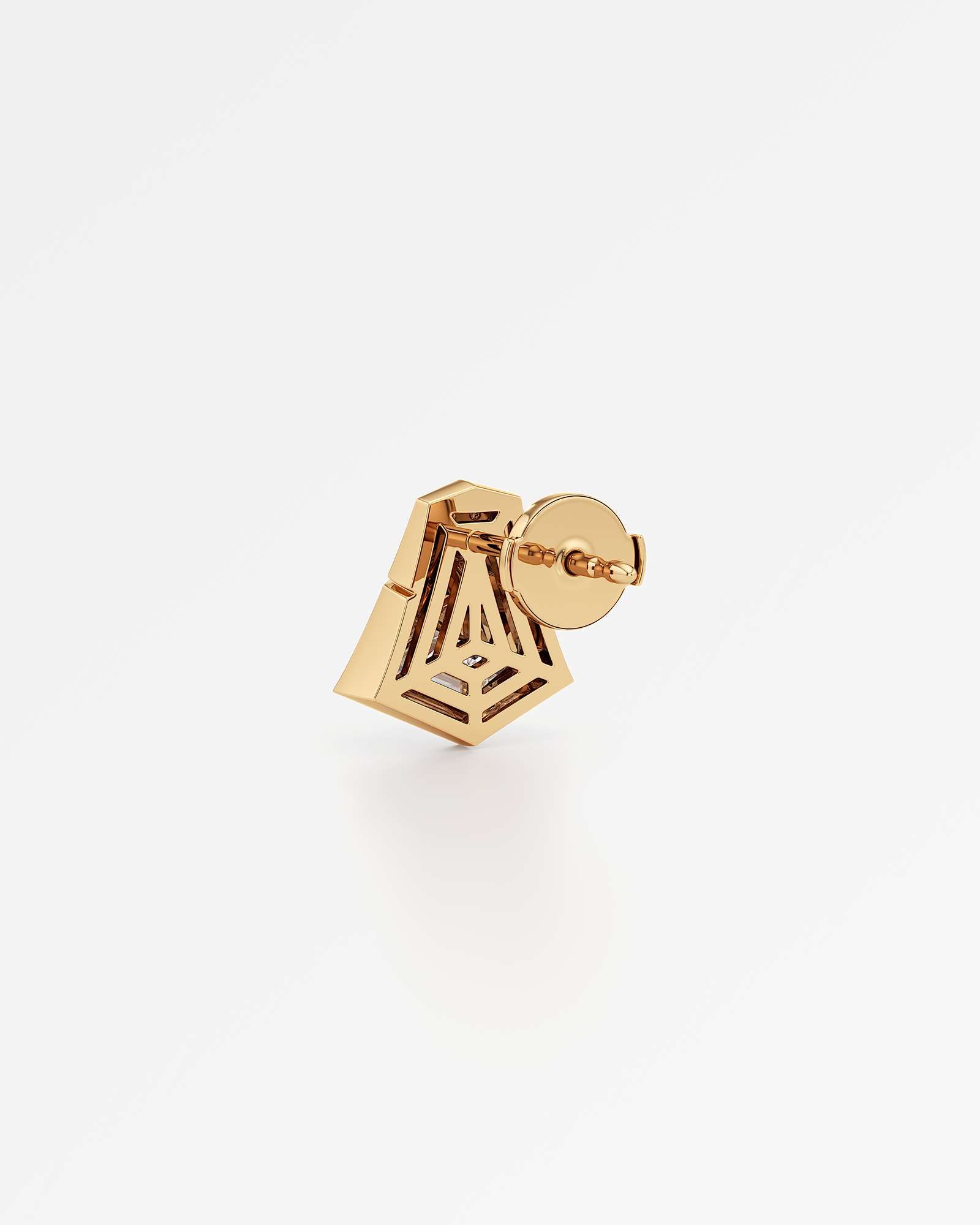 AM To Beyond Overelle Diamond Stud Earrings, In 14K Yellow Gold (1.34 ctw)