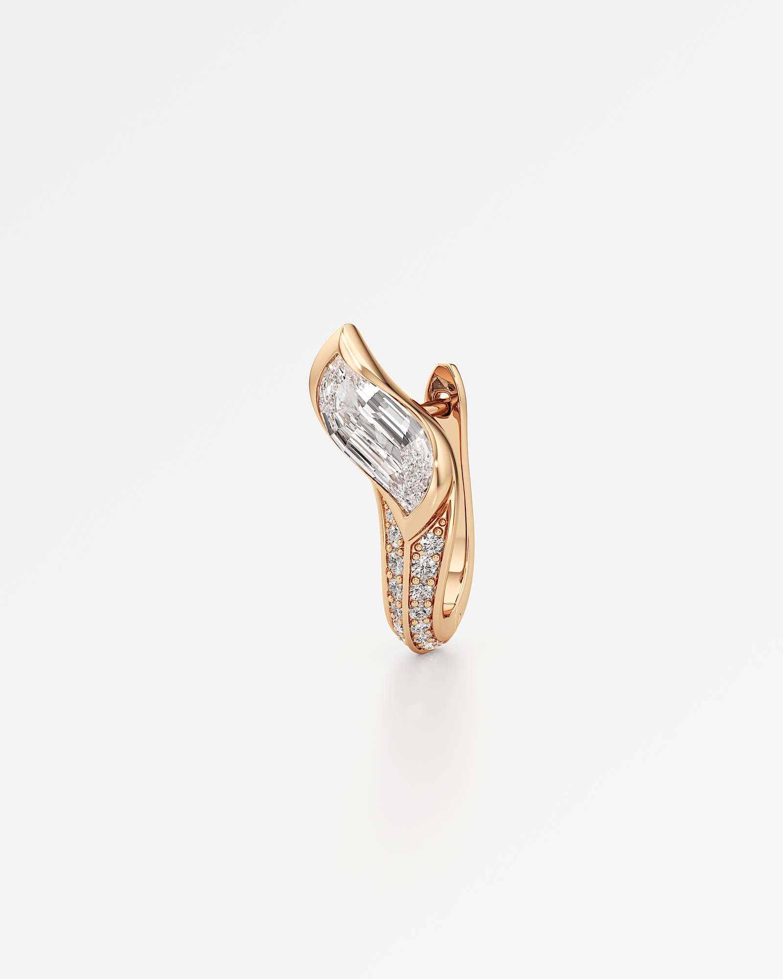 Glimmer Fria Diamond Earrings, In 14K Rose Gold (2.36 ctw)