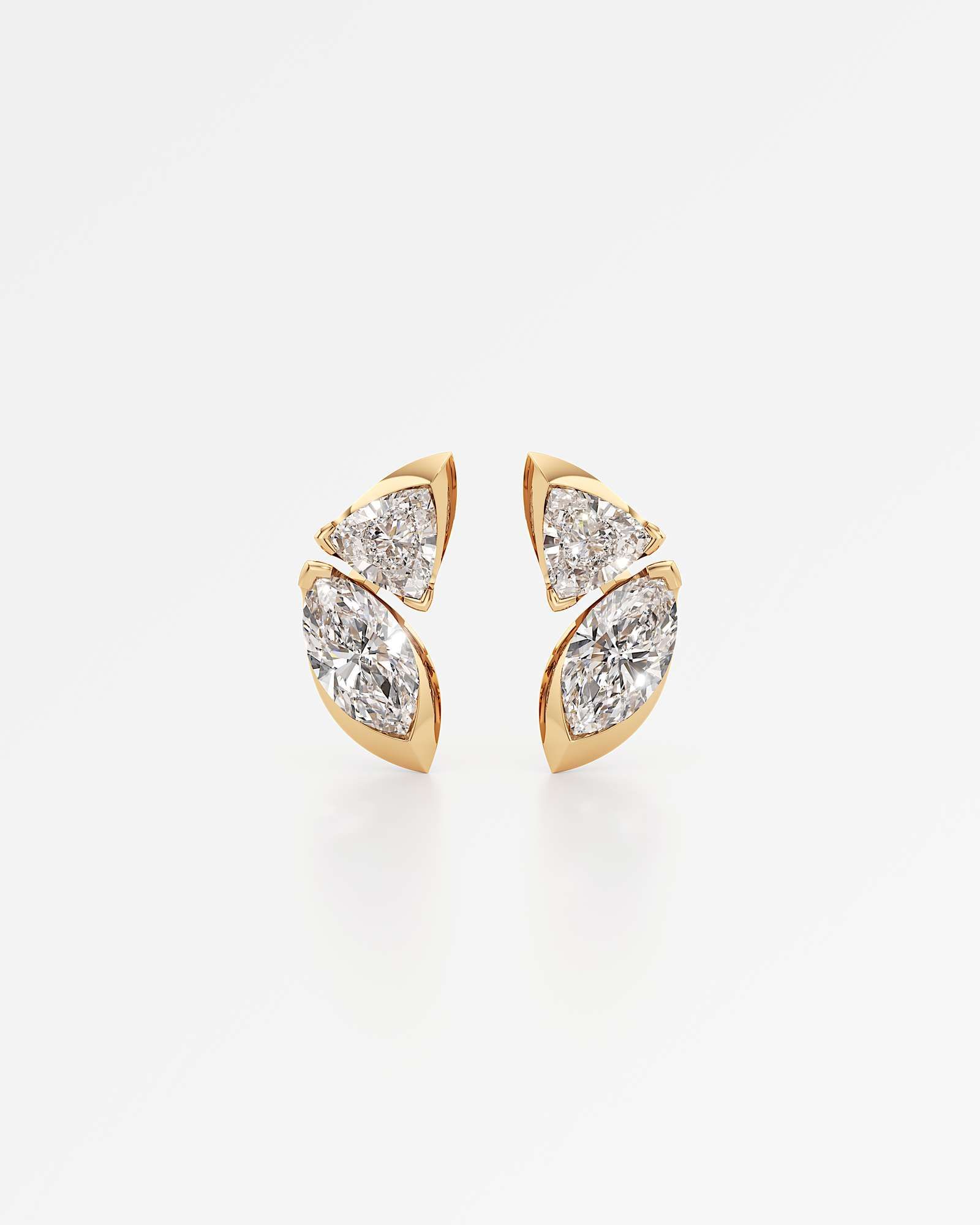 Levé Diamond Stud Earrings