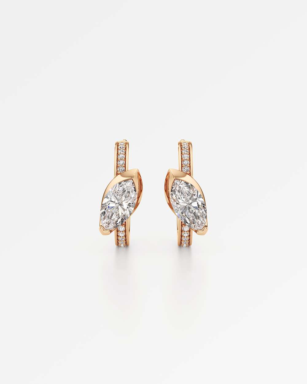 Ridalyn Diamond Hoop Earrings