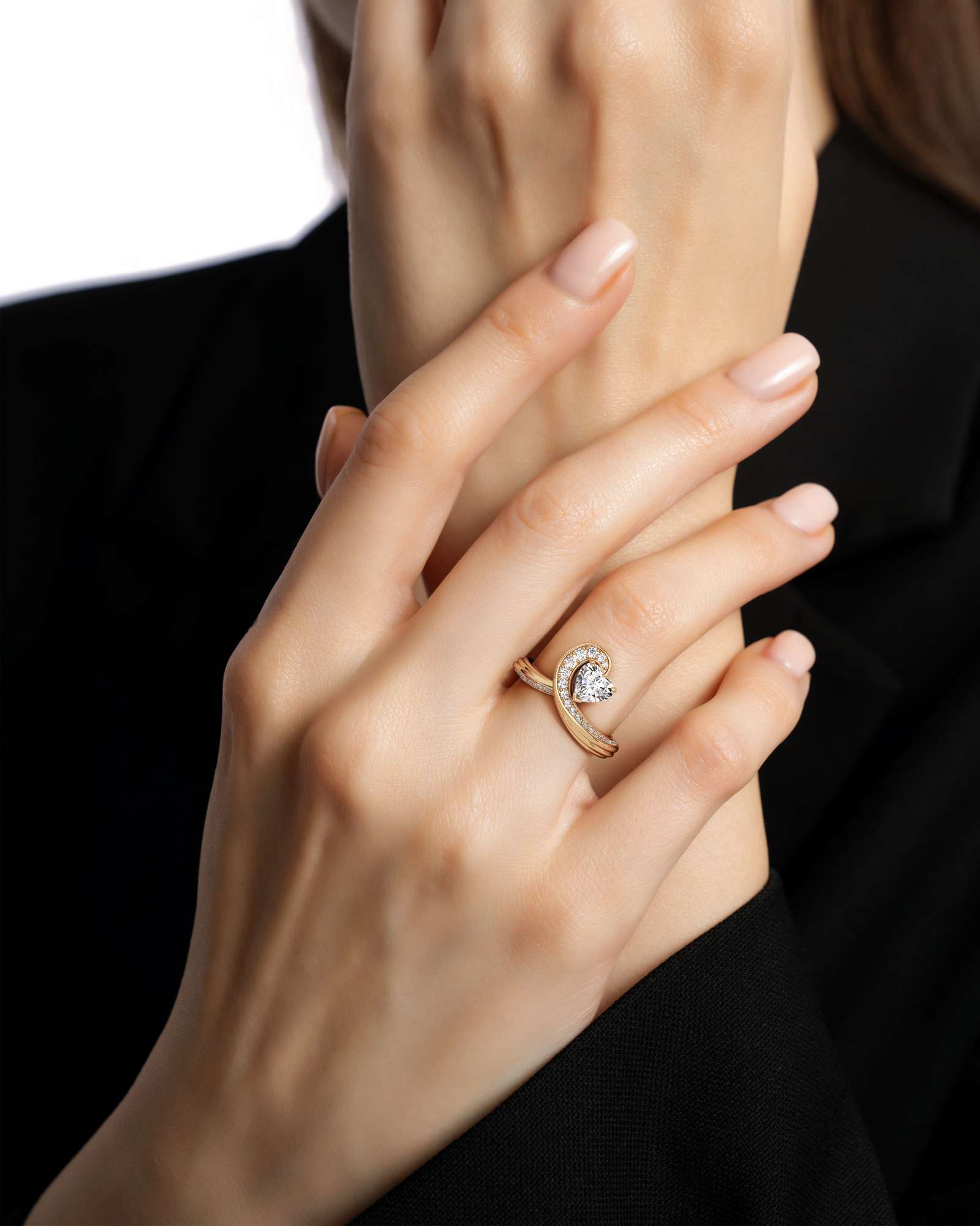 You Chérir Diamond Engagement Ring, in 14K Yellow Gold (1.10 ctw)