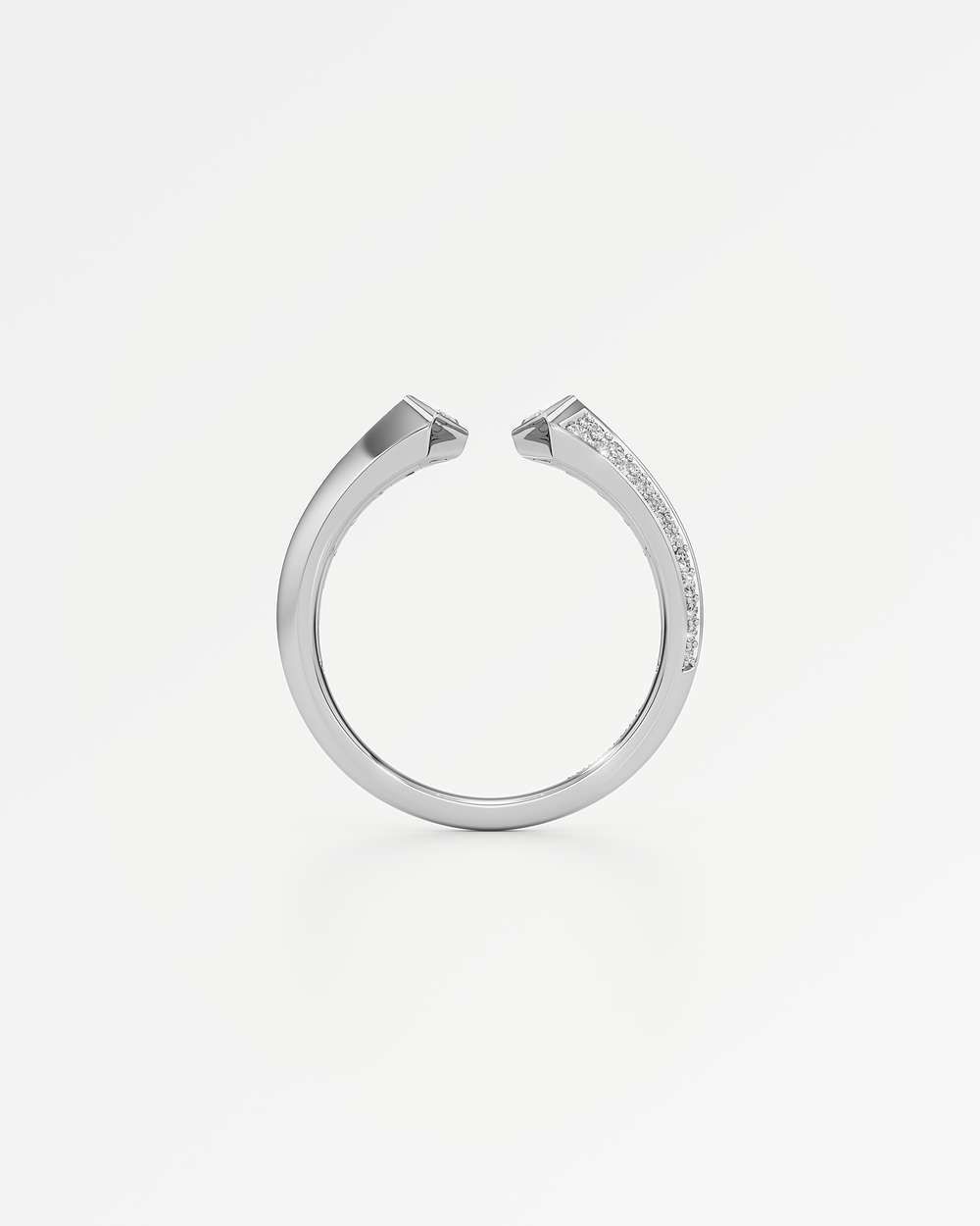 Adamantine Pavé Diamond Ring