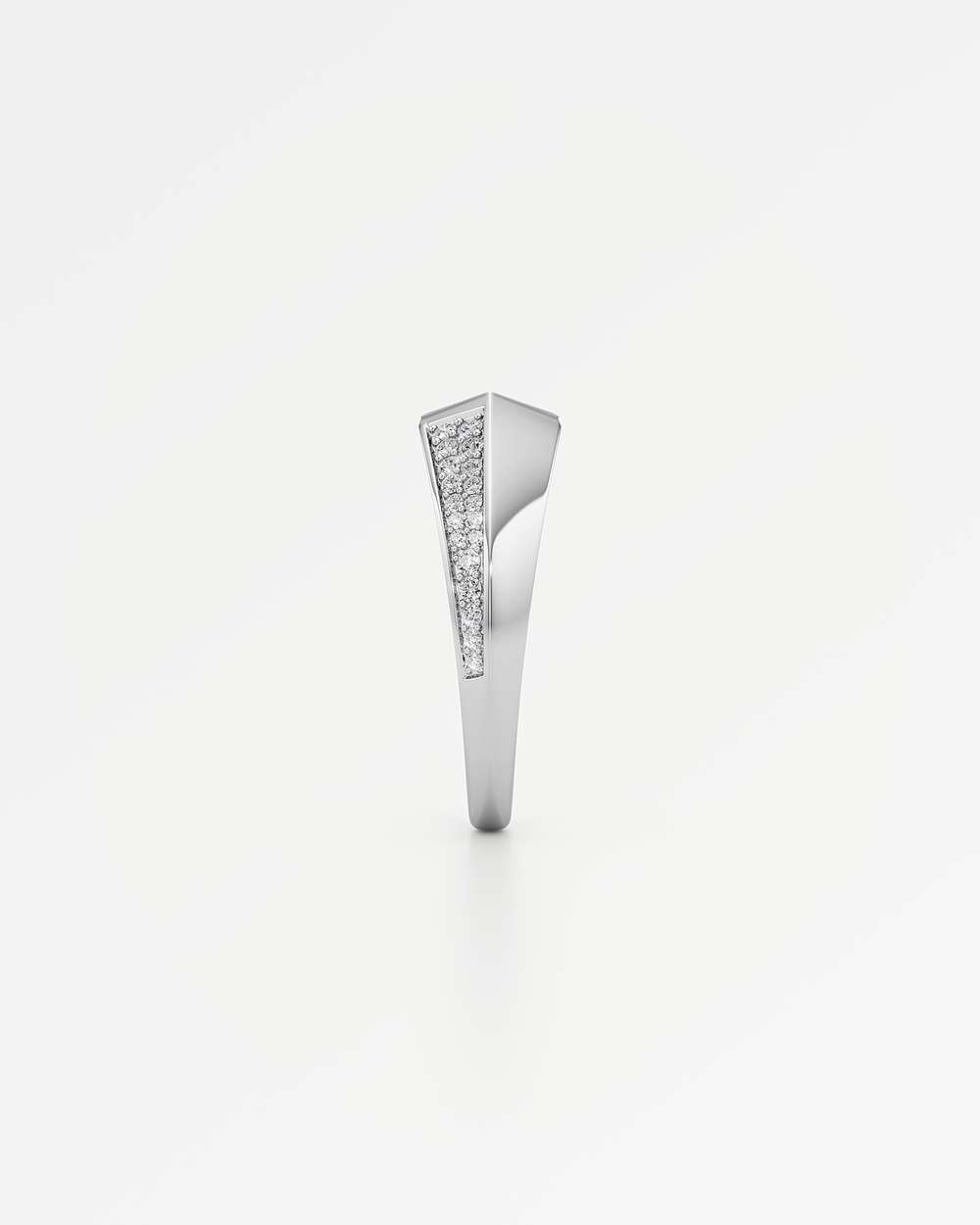 Adamantine Pavé Diamond Ring