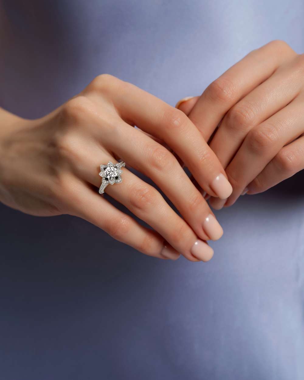 Etherea Diamond Engagement Ring
