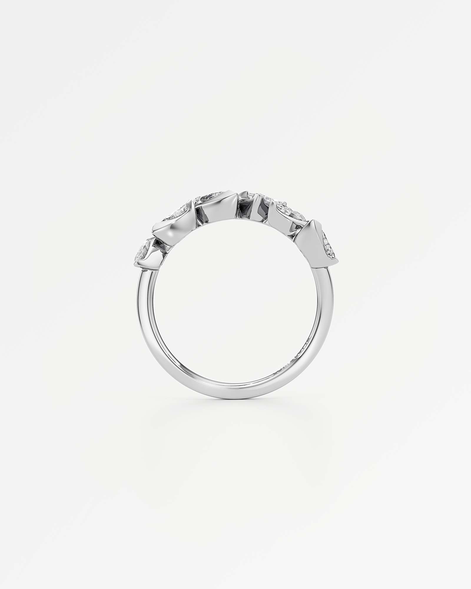 Pinnacle Rochéa Diamond Ring, In 14K White Gold (1.01 ctw)