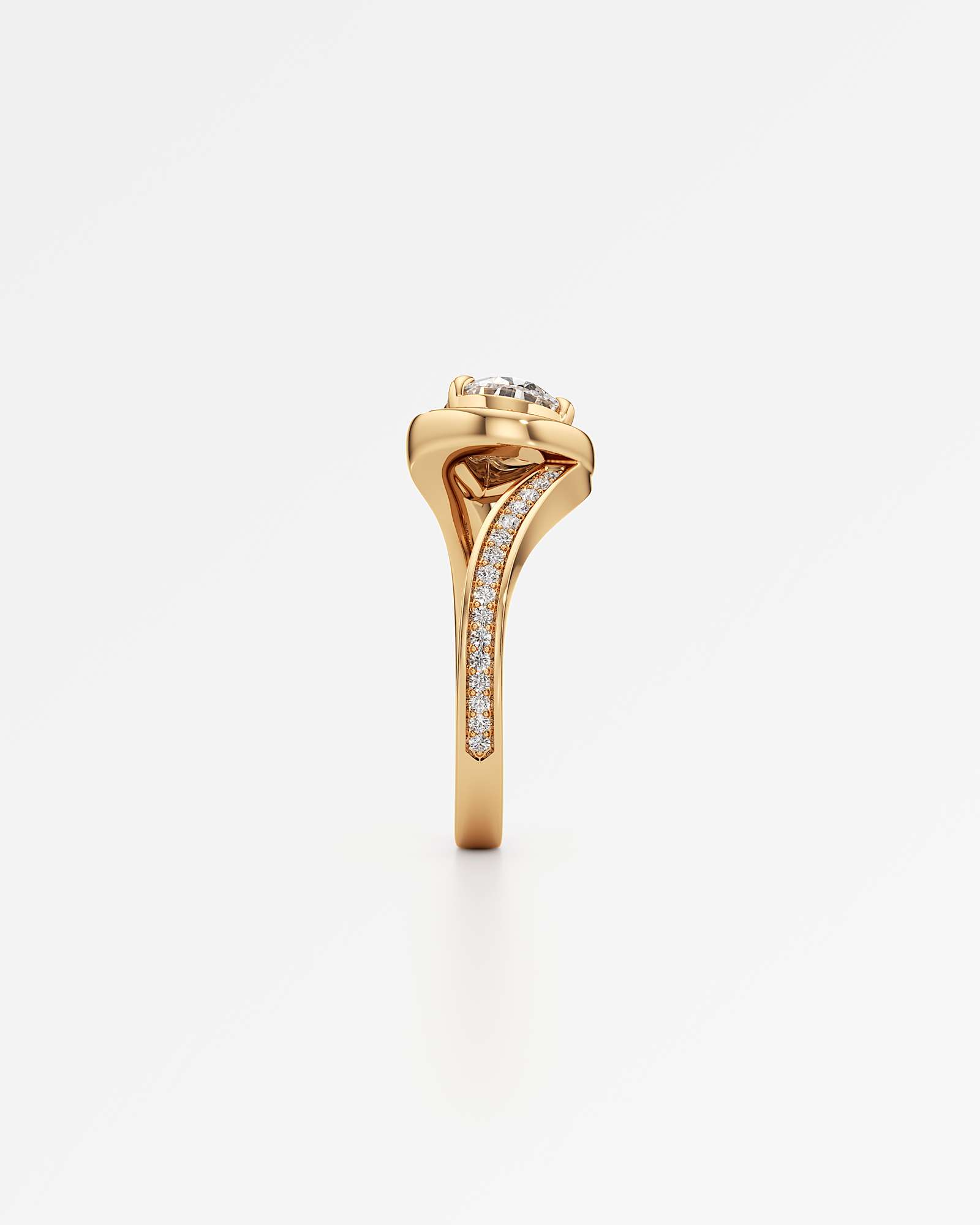 You Alizéa Diamond Engagement Ring, In 14K Yellow Gold (1.82 ctw)