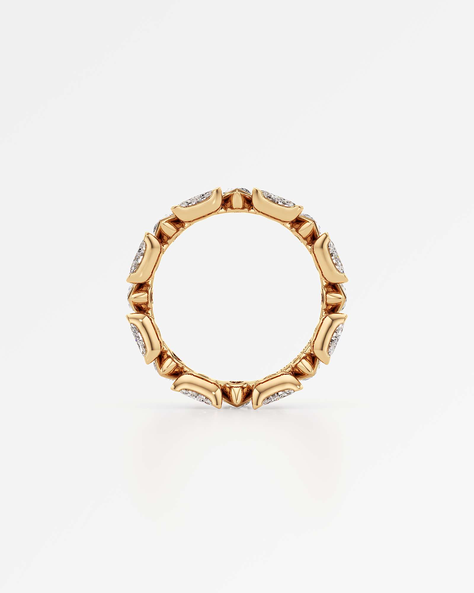 Pinnacle Lyrainne Diamond Eternity Band, In 14K Yellow Gold (3.51 ctw)