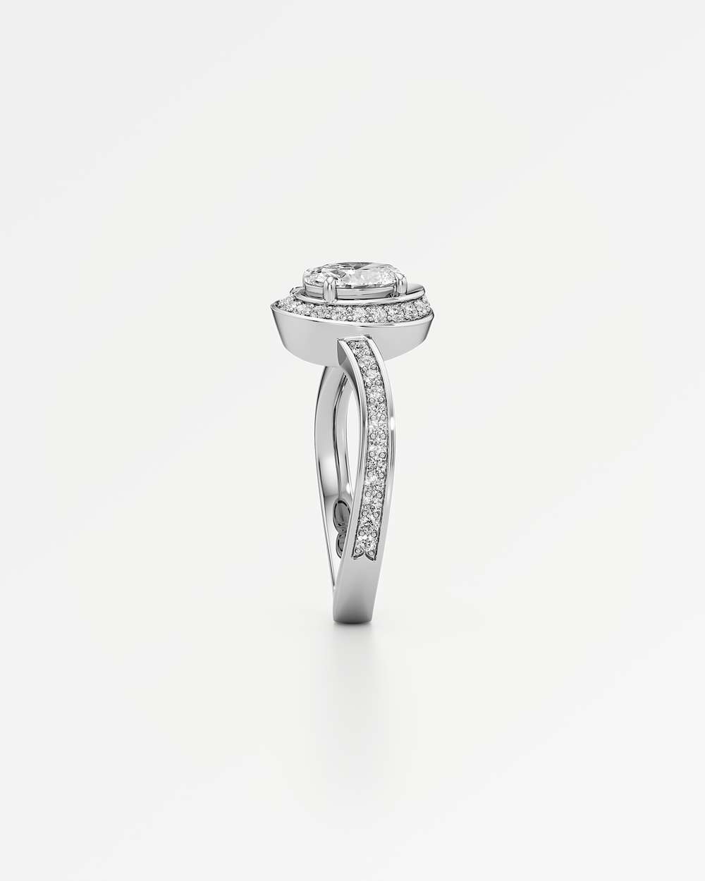 Elunelle Diamond Engagement Ring
