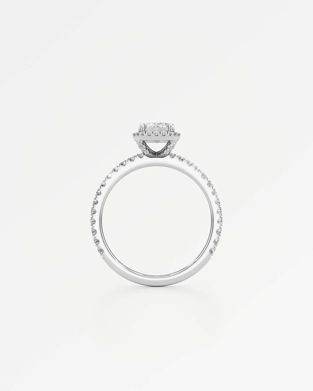 Elsa Halo Diamond Engagement Ring