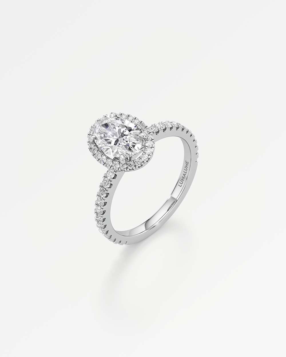 Elsa Halo Diamond Engagement Ring