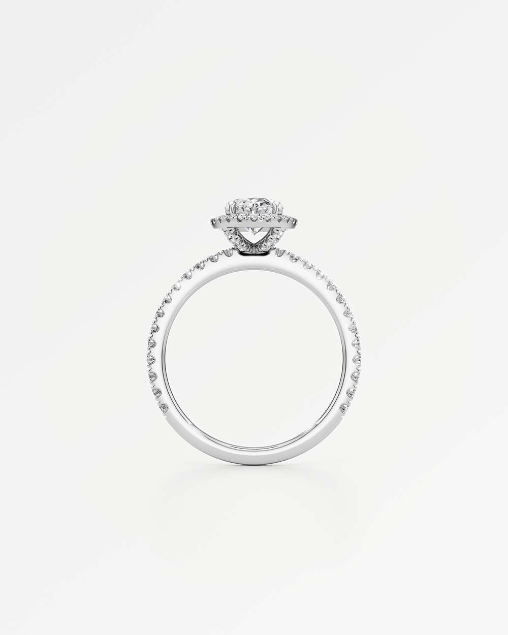 Elsa Halo Diamond Engagement Ring