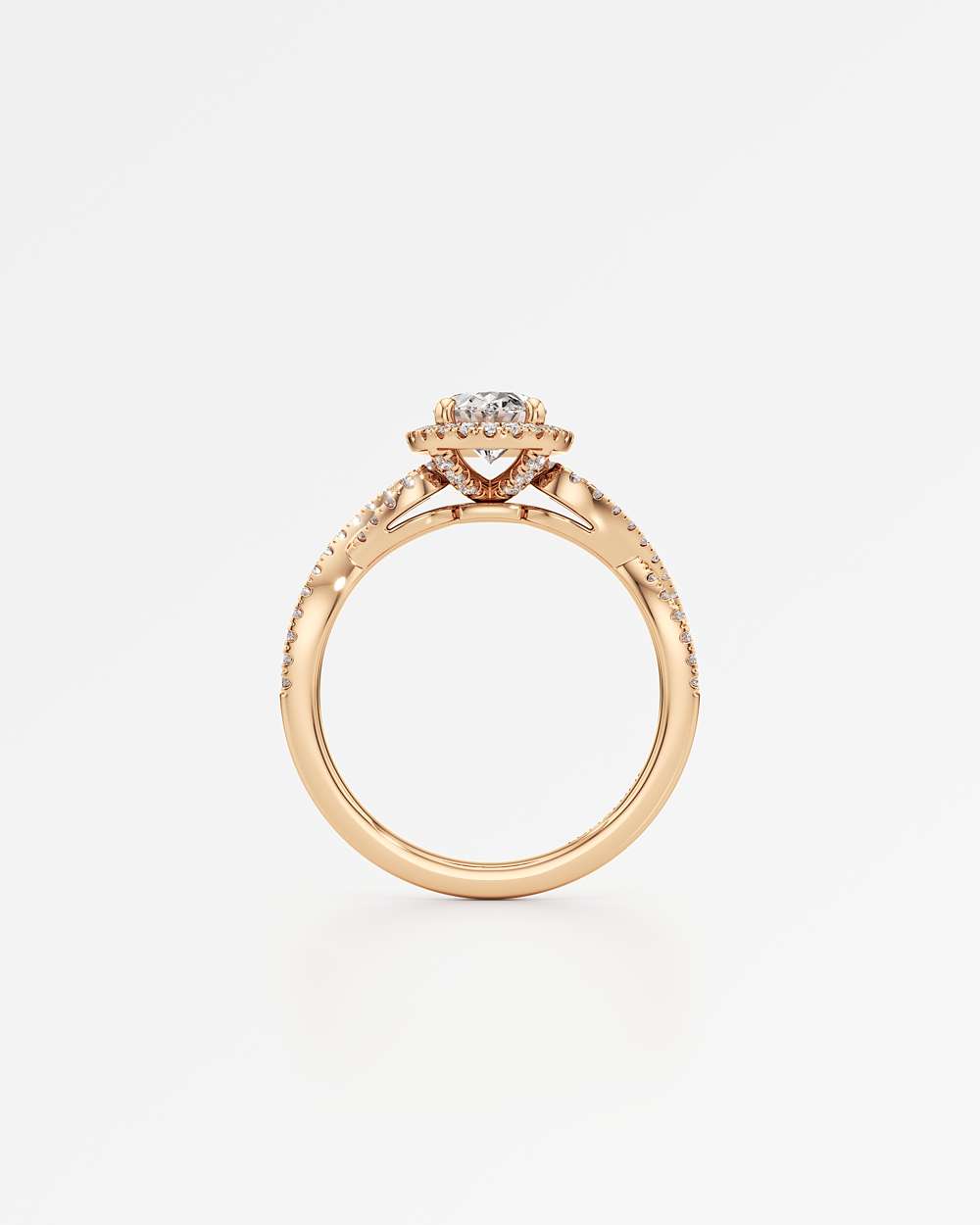 Alessia Halo Diamond Engagement Ring