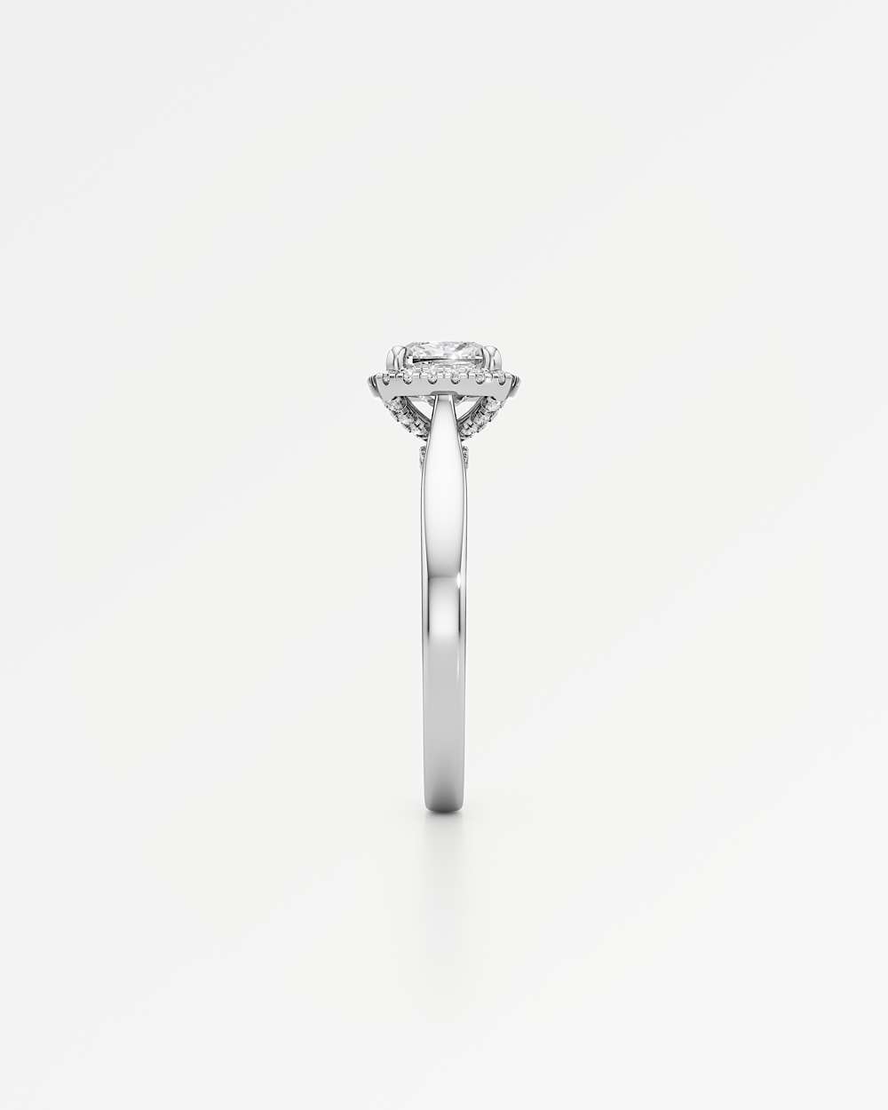 Eleanor Halo Diamond Engagement Ring