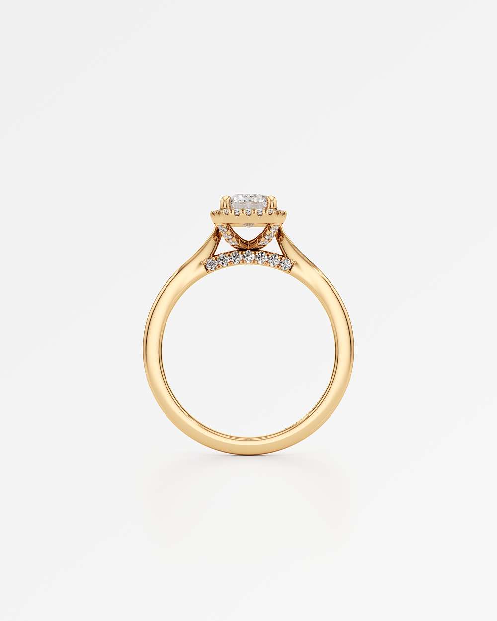 Eleanor Halo Diamond Engagement Ring