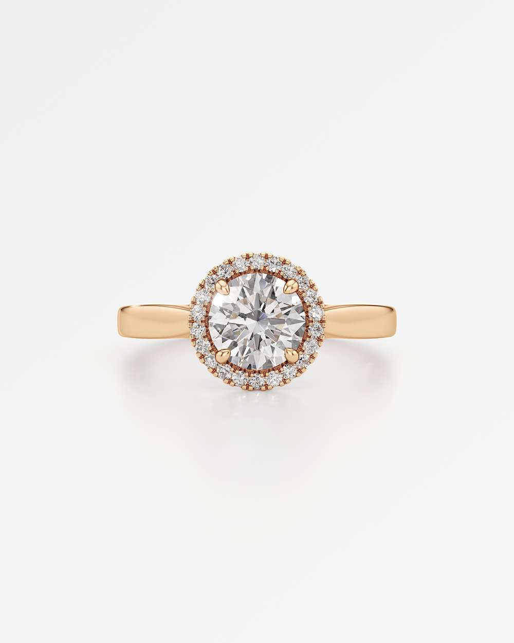 Eleanor Halo Diamond Engagement Ring