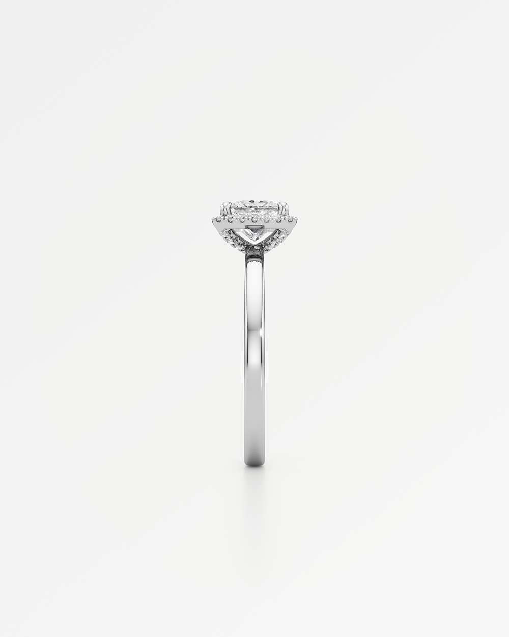 Elin Halo Diamond Engagement Ring