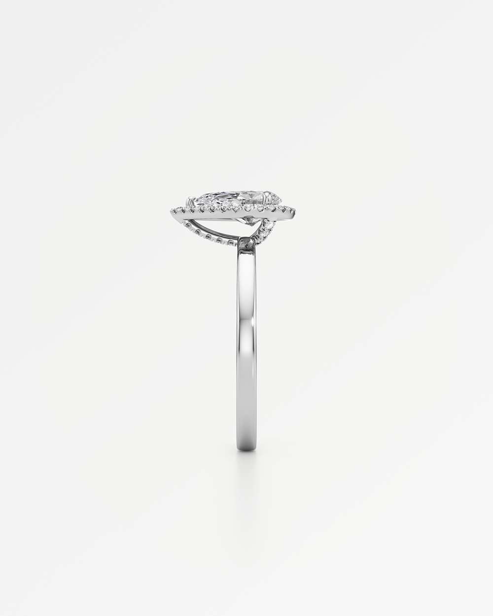 Elin Halo Diamond Engagement Ring