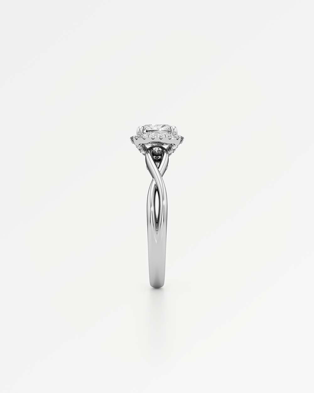 Amelia Halo Diamond Engagement Ring