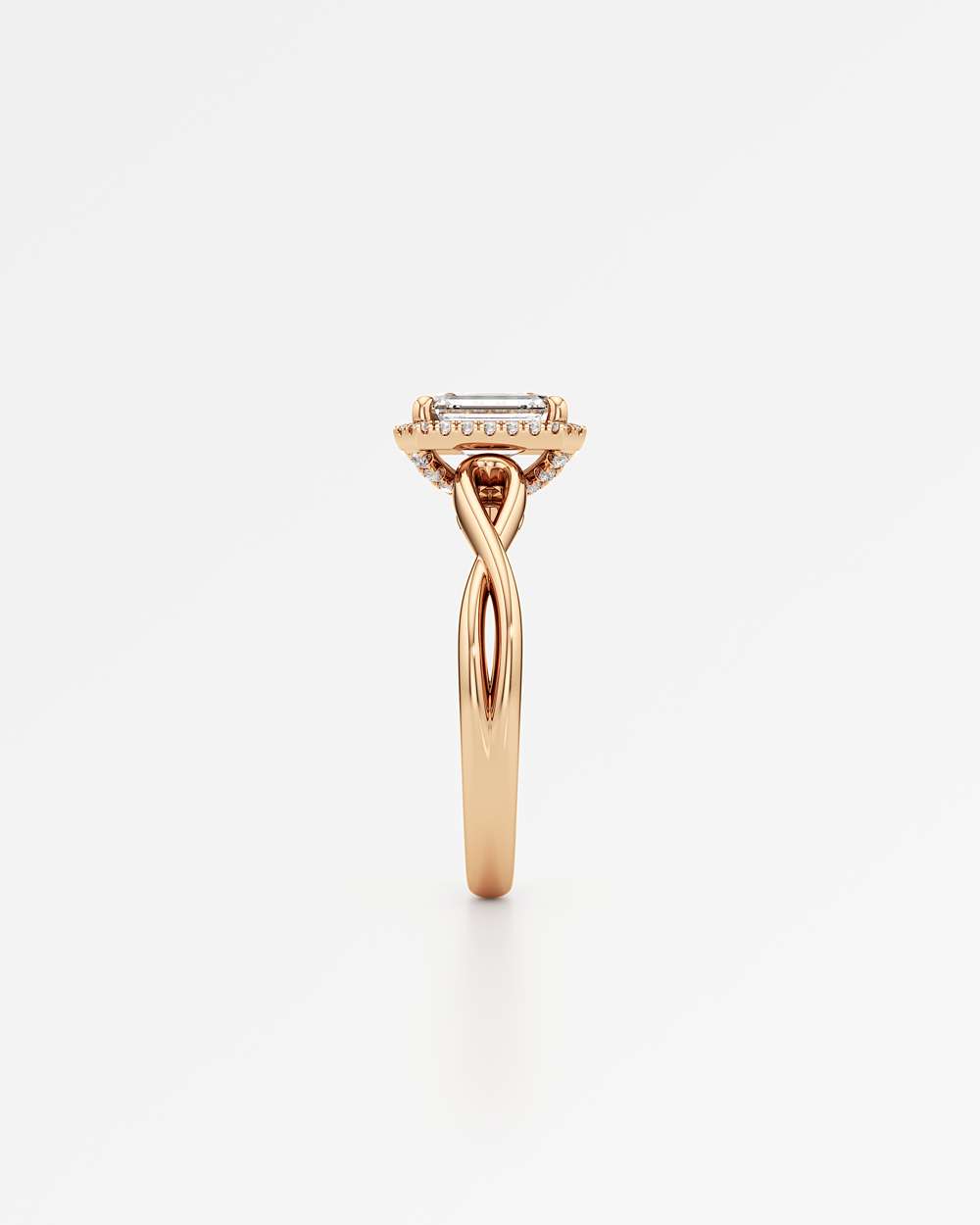 Amelia Halo Diamond Engagement Ring
