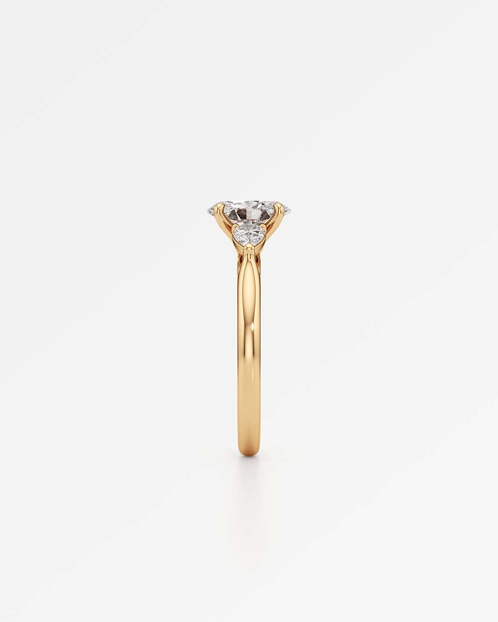Trinette Solitaire Diamond Engagement Ring
