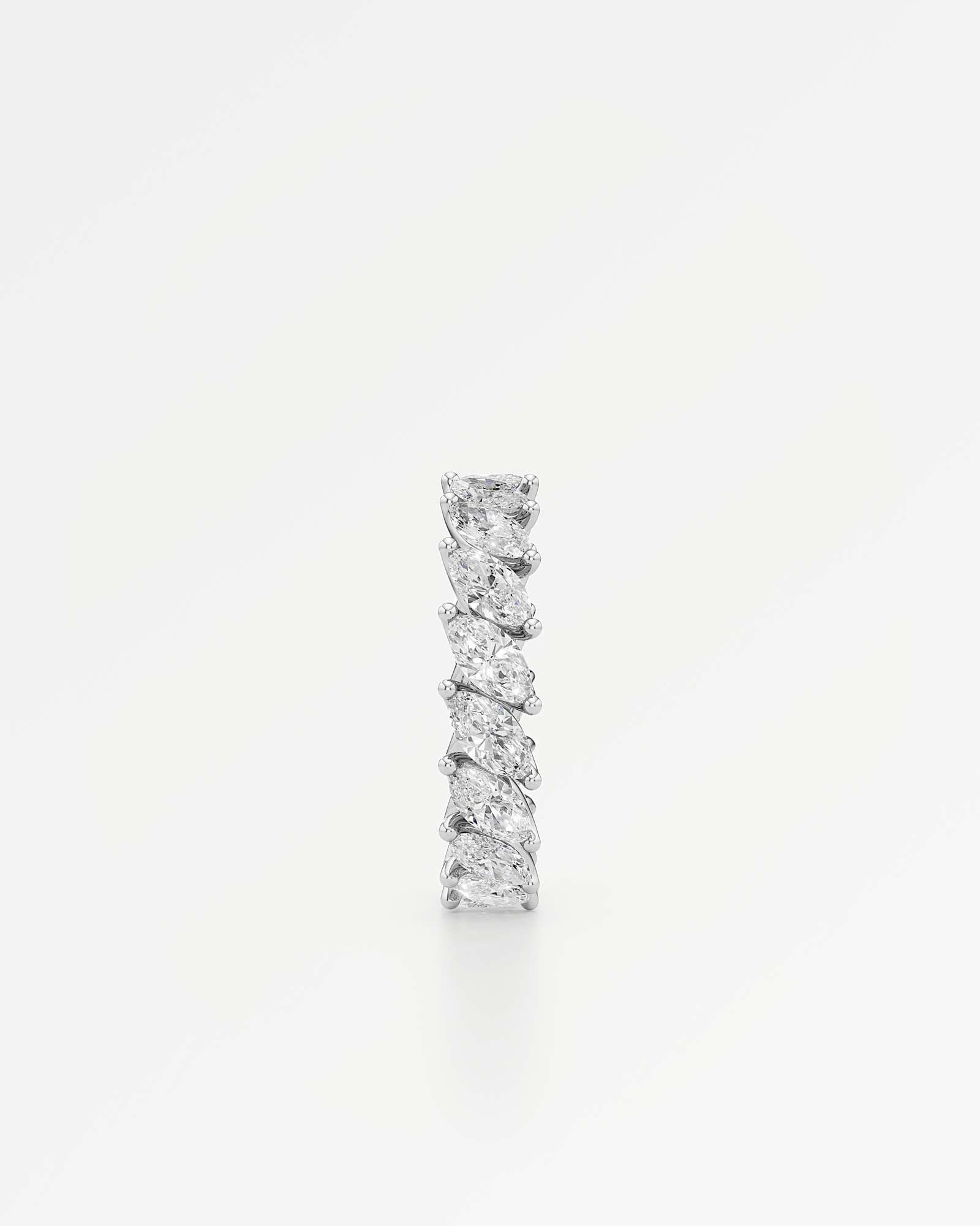 Verve Soleil Eternity Diamond Wedding Band, In 14K White Gold (2.70 ctw)