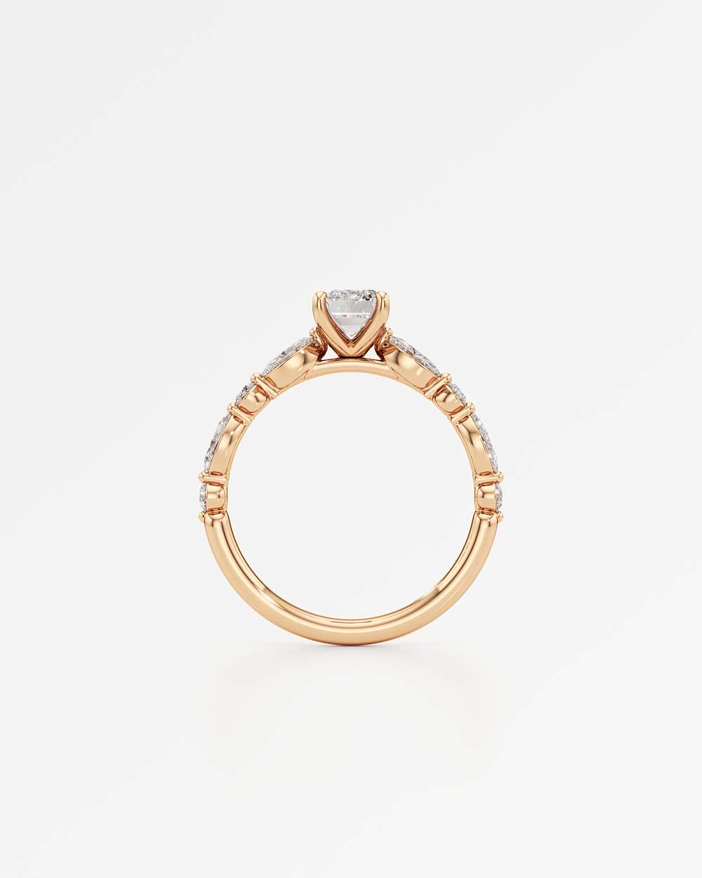 Zolaine Solitaire Diamond Engagement Ring