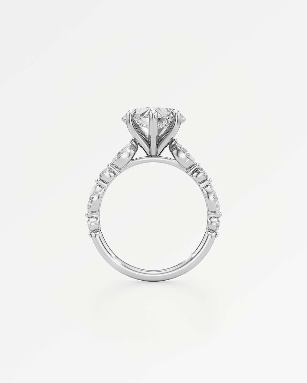 Zolaine Solitaire Diamond Engagement Ring