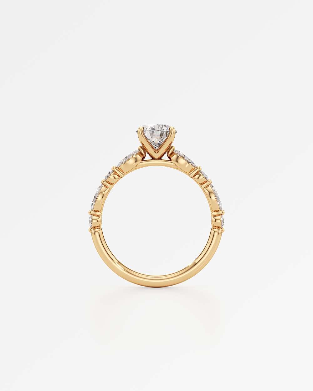 Zolaine Solitaire Diamond Engagement Ring